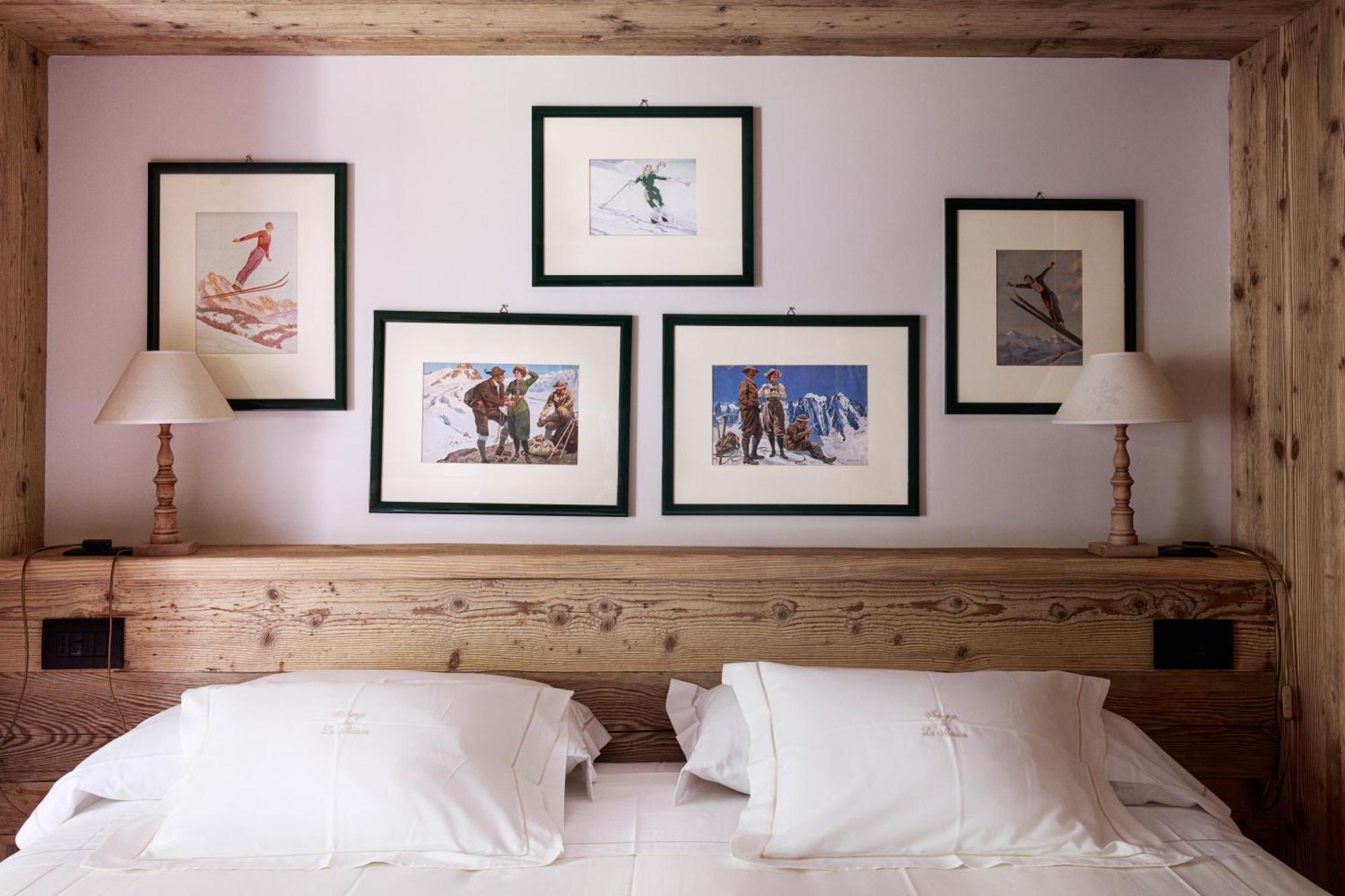 Auberge De La Maison Courmayeur Bagian luar foto